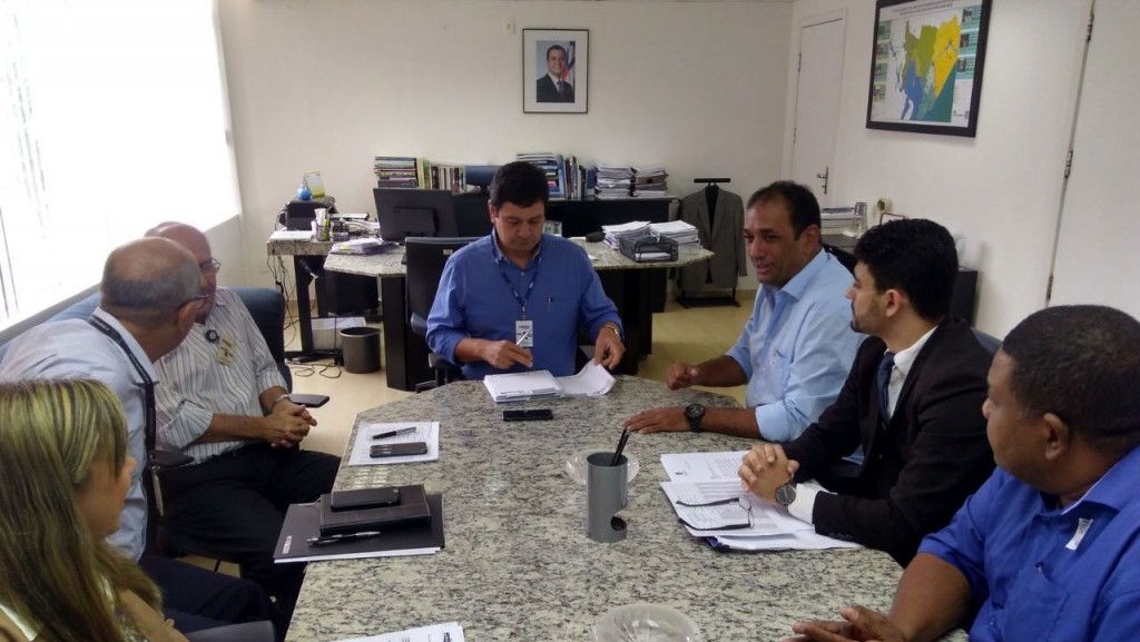 Reunião do prefeito Mário Alexandre com dirigentes da Embasa - Secom
