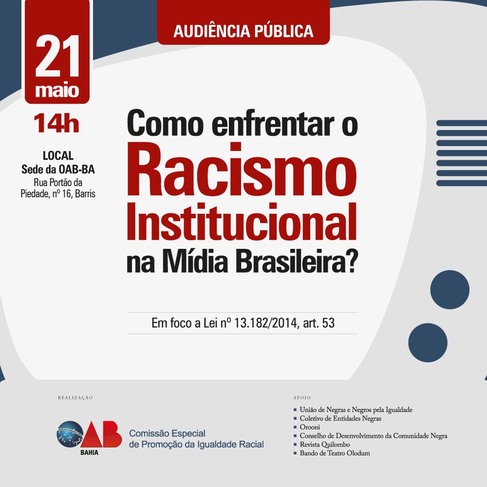 Card Racismo Institucional